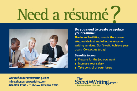 Do you need to create or update your résumé?