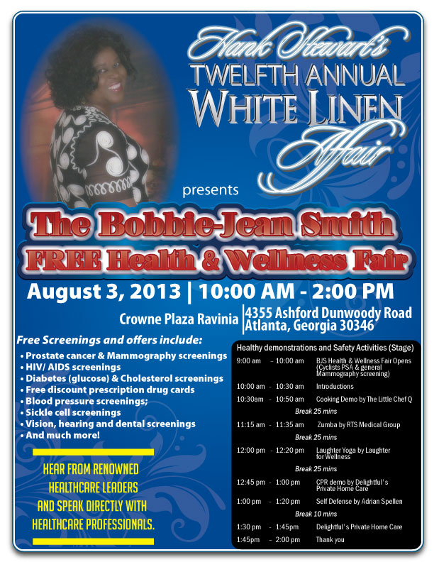 2013 White Linen Health Fair Atlanta, GA