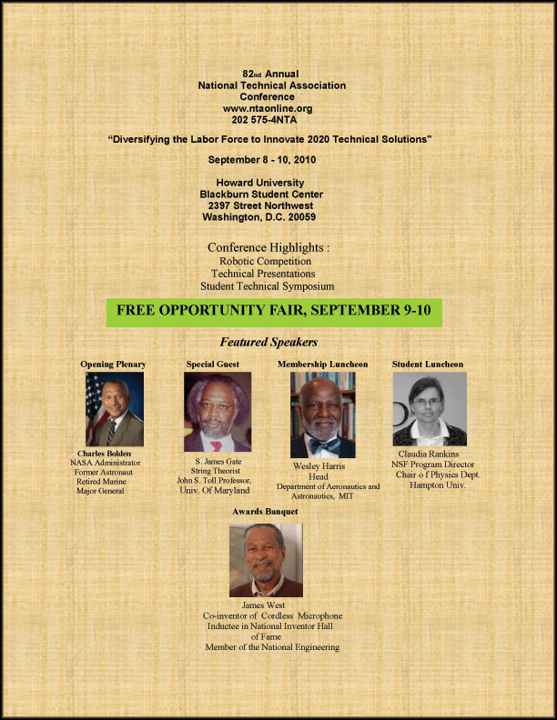 82nd Annual National Technical Association (NTA) Conference