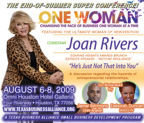 Texas Business Alliance One Woman Conference