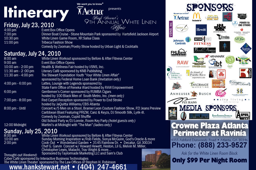 Hank Stewart's 9th Annual White Linen Affair