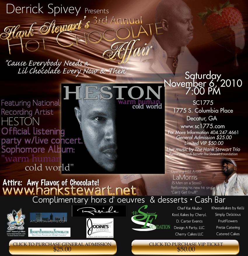 Hank Stewart's 3rd Annual Hot Chocolate Affair