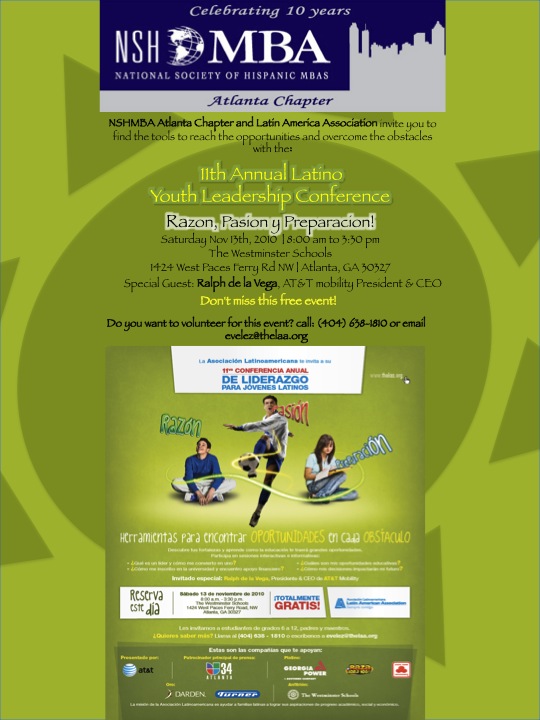 11th Annual Latino Youth Leadership Conference - Nov. 13, 2010