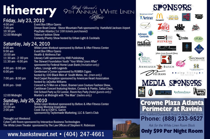 Hank Stewart's 9th Annual White Linen Affair